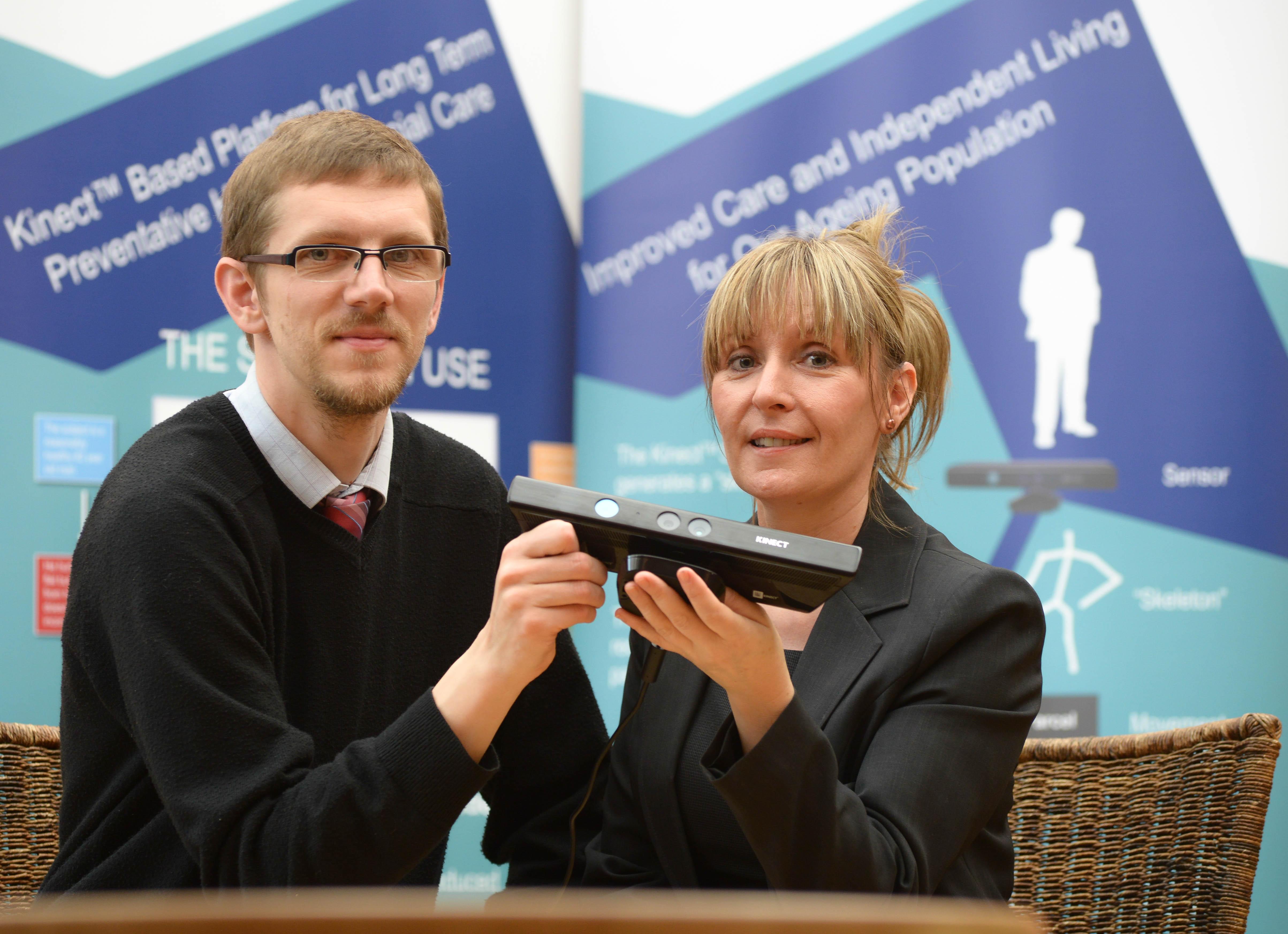 John Barnes from EnginSoft UK with Jackie Williams (University of Warwick Science Park’s Venture Centre)