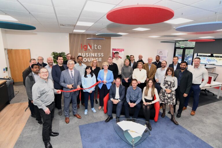 Ignite Business Lounge officially open after ribbon cutting